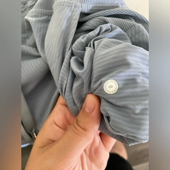 Lululemon Dance Studio Mid Rise Cropped Pant Adjustable Safflower Blue side 8 - Picture 4 of 6